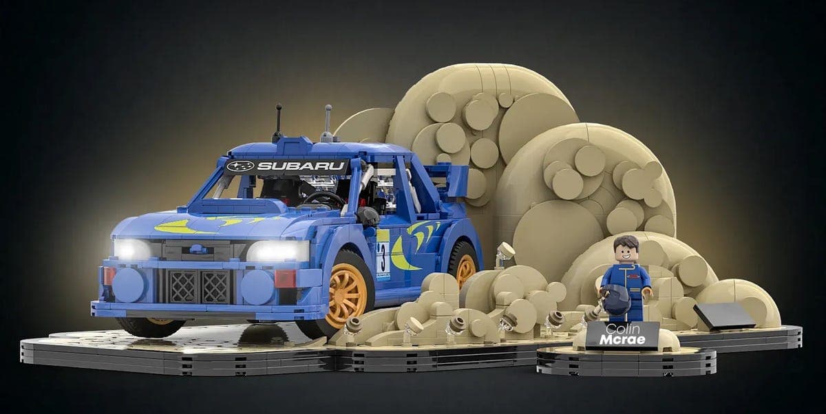 Vote for This Awesome Colin McRae Subaru Rally Lego Set