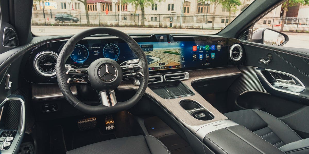 View Interior Photos of the 2027 Mercedes-Benz GLC EV