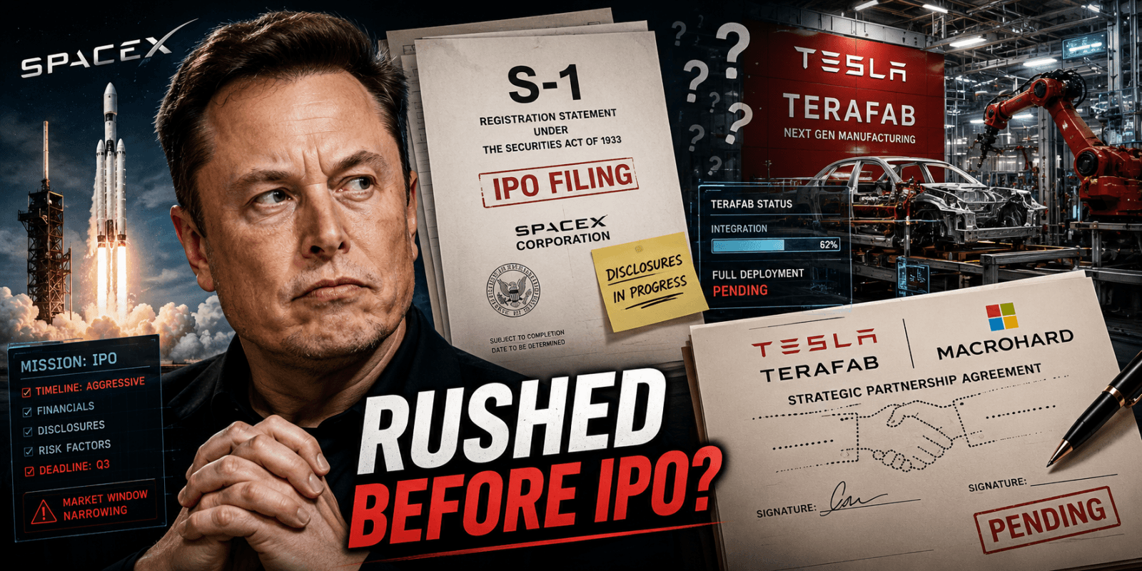 SpaceX S-1 reveals Tesla’s Terafab deal is far from done