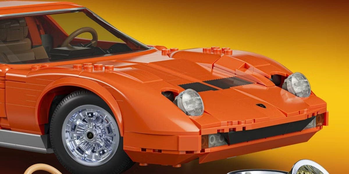Mattel Hot Wheels 推出 Lamborghini Miura P400 SV 積木組,售價 130 美元