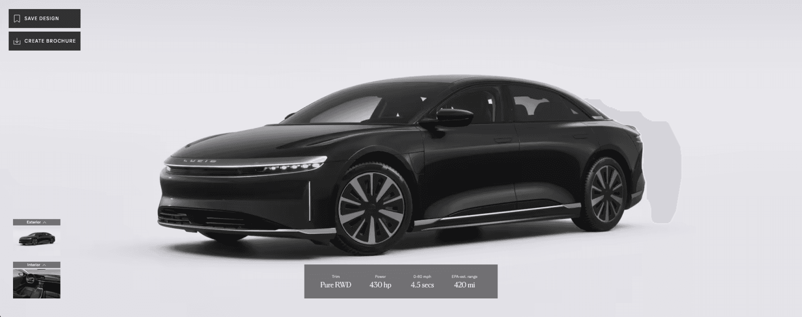 Lucid unveils its 2027 Air EV lineup with a new Stealth package